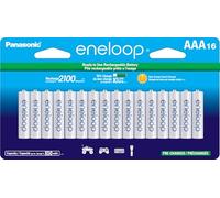 Panasonic Eneloop AA Nouveau Cycle de 2100 Ni-MH Piles rechargeables pré-chargées AAA 16-Pack