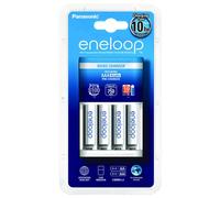 Panasonic eneloop Basic K-KJ51MCC04E - Chargeur de batterie 10 heures - (pour 4xAA, 4xAAA) 4 x type AAA - NiMH - 750 mAh - 0.25 A