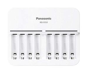 Panasonic eneloop, chargeur premium, pour 1-8 piles Ni-MH AA/AAA, avec voyant LED et surveillance par emplacement
