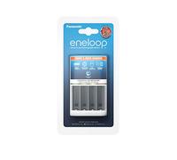 Panasonic Chargeur eneloop BQ-CC55E – intelligent rapide 1-4 piles AA/AAA Ni-MH, voyant LED