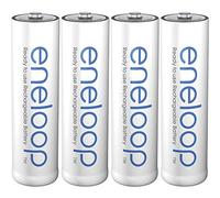 Panasonic eneloop, pile Ni-MH prête à l'emploi, AA Mignon, pack de 4, min. 1900 mAh, 2100 cycles de charge, aux performances élevées et avec une faible autodécharge, pile rechargeable