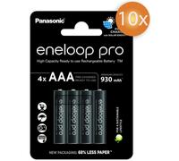 Panasonic Eneloop Pro AAA batteries rechargeables 930mAh - pack économique de 40 piles