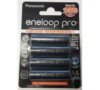 Panasonic eneloop pro BK-3HCCE - Batterie 4 x AA-Typ - NiMH - (wiederaufladbar) - 2450 mAh