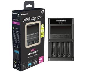 Panasonic Eneloop Pro BQ-CC65 chargeur professionnel pour piles AA et AAA
