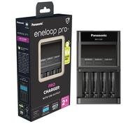 Panasonic Eneloop Pro Chargeur LCD BQ-CC65 ERP Sortie USB Ni-MH AA/AAA sans Piles
