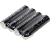Panasonic eneloop Pro Pack de piles rechargeables 4x LR3 (AAA);cosses à souder en Z;NiMH;4.8 V;900 mAh