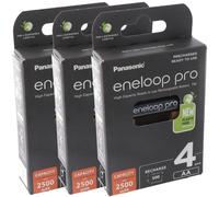 Panasonic eneloop Pro Technology HR-3UWX 2500mAh et boîtier de piles AccuCell