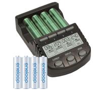 Panasonic eneloop Standard Micro AAA HR-4UTGA et BC-700 Chargeur rapide LCD