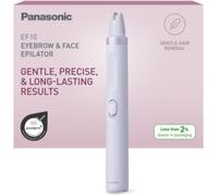 Panasonic ES-EF10-V503 Epilateur Sourcils et Poils du Visage pour Femmes, Épilateur Sourcils, Lumière LED, Design Stylo Compact, Piles AA, Lilas