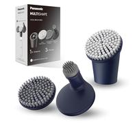 Panasonic ER-CFB1-A503 MULTISHAPE(Système Modulaire de Soins Personnels)Kit Têtes Brosses pour Visage, Brosse Exfoliante Visage, Brosse Nettoyante pour Barbe, Brosse pour Nettoyer en Profondeur, Noir