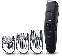 Panasonic ER-GB86 Tondeuse Barbe Électrique Humide et Sèche, Kit de Soin Rechargeable, Lames Tranchantes et Durables, 58 Longueurs de Coupe de 0,5mm à 30mm, 3 Embouts