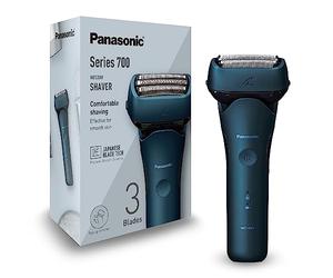 Panasonic ES-ALT4B Rasoir électrique à 3 lames pour homme - Rechargeable - Capteur de confort de la peau - Tête multi-flex 12D - Minimise l'ombre à 5 heures