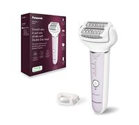 Panasonic ES-EY30-V503 Épilateur Wet et Dry, Double Disque 60 Pinces, Tête Flexible Pivotante 90°, 3 Vitesses et LED, 30 Minutes d'Autonomie, sans Fil, Épilateur, Violet