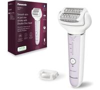 Panasonic ES-EY30-V503 Épilateur Wet et Dry,Double Disque 60 Pinces,Tête Flexible Pivotante 90°,3 Vitesses et LED,30 Minutes,Violet