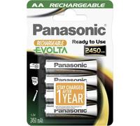 Panasonic Evolta HHR-3XXE - Batterie 4 x type AA - NiMH - (rechargeable) - 2450 mAh