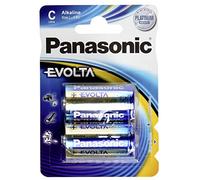 Panasonic Piles alcalines Evolta LR14 C – Pack de 2