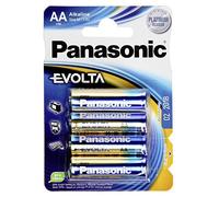 Panasonic – Piles alcalines Evolta AA (LR06) 1,5 V – Pack de 4