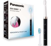 Panasonic Ew-Dm81-K503 Brosse à dents électrique rechargeable avec 2 têtes de brosse + minuterie 2 modes