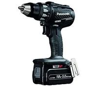 Panasonic EY74A2LJ2G32 Tournevis, 18 V, 2 piles 5,0 Ah Li-Ion-EY74A2LJ2G32, Noir, Standard