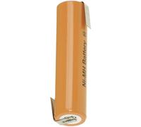Panasonic Batterie HHR380A-LF 4/3 A NiMH 1,2 V 3800 mAh avec cosse à souder en Z