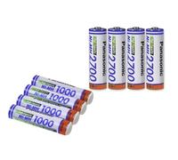 Panasonic HR-3U + Boîte Mignon (AA) Batterie NiMH 2700mAh 1.2V 4pcs