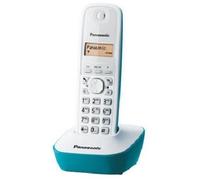 Panasonic KX-TG1611, Téléphone DECT, Haut-parleur, 50 entrées, Identification de l'appelant, Bleu, Blanc