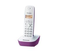 Panasonic KX-TG1611FRF téléphone Téléphone DECT Identification de l'appelant Violet, Blanc