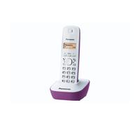 Panasonic KX-TG1611FRF téléphone Téléphone DECT Identification de l'appelant Violet, Blanc