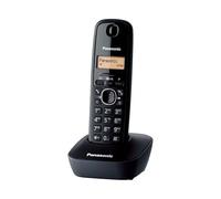 Panasonic KX-TG1611FRH DECT Téléphone Numérique Sans Fil, Base et Combiné, Identification de l'Appelant, Batterie Longue Durée, LCD, Mémoire de Rappel, Réveil, RÉPONDEUR Toute Touche, gris anthracite