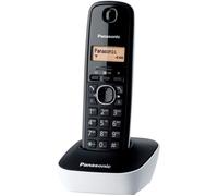 Panasonic KX-TG1611FRW Téléphone sans fil DECT solo Blanc