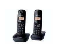 Panasonic KX-TG1612 Téléphone DECT Identification de l'appelant Noir