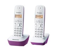 Panasonic KX-TG1612FRF Téléphone Duo sans fil DECT sans répondeur Pourpre [Version Française]