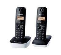 Panasonic KX-TG1612FRW - Téléphone sans fil avec ID d'appelant - DECT + combiné supplémentaire