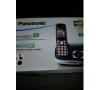 Panasonic KX-TG6521 Téléphone DECT Identification de l'appelant Noir