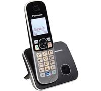 Panasonic KX-TG6811 - Téléphone sans fil avec ID d'appelant - DECT\GAP - noir