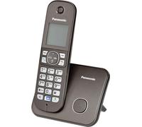 Panasonic KX-TG6811GA téléphone Téléphone DECT Identification de l'appelant Marron