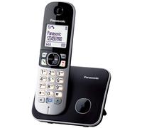 Panasonic KX-TG6811 Téléphone DECT Identification de l'appelant Noir, Argent