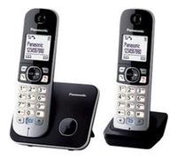 Panasonic KX-TG6812FRB téléphone Téléphone DECT Identification de l'appelant Noir, Argent