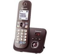 Panasonic KX-TG6821GA téléphone Téléphone DECT Identification de l'appelant Marron