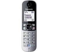 Panasonic KX-TG6821 Téléphone DECT Identification de l'appelant Noir, Argent