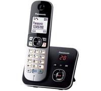 Panasonic KX-TG6821 téléphone Téléphone DECT Identification de l'appelant Noir