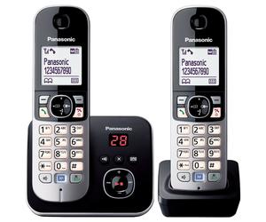 Panasonic KX-TG6822GB téléphone Téléphone DECT Identification de l'appelant Noir, Argent