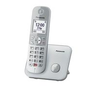 Panasonic KX-TG6851JTS Telefono DECT Cordless Argento con Vivavoce e Display 1.8""