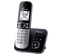 Panasonic KX-TG6861 Téléphone DECT Identification de l'appelant Noir, Gris expédié par Digital Bay