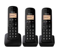Panasonic KX-TGB613SPB téléphone Téléphone DECT Identification de l'appelant Noir