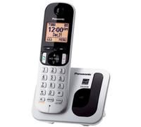 Panasonic KX-TGC210 Téléphone DECT Identification de l'appelant Métallique