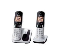 Panasonic KX-TGC212 Téléphone DECT Identification de l'appelant Métallique