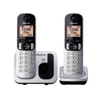 Panasonic KX-TGC212 Téléphone DECT Identification de l'appelant Métallique