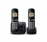 Panasonic KX-TGC222 Téléphone DECT Identification de l'appelant Noir