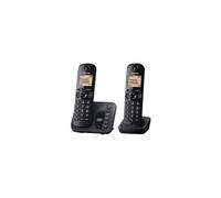 Panasonic KX-TGC222 Téléphone DECT Identification de l'appelant Noir